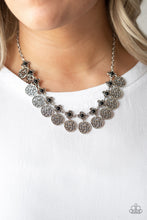 Load image into Gallery viewer, Paparazzi Accessories ⚘ Mandala Movement - Black Necklace⚘ Flat Rate Ship $4.50 ⚘