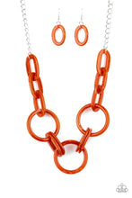 Load image into Gallery viewer, pittmanbling-and-jewelry-inc-presentsturn-up-the-heat-orange-necklace-paparazzi-accessories