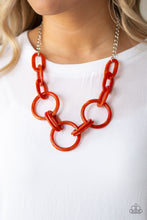 Load image into Gallery viewer, Paparazzi Accessories ⚘ Turn Up The Heat - Orange Necklace⚘ Flat Rate Ship $4.50 ⚘
