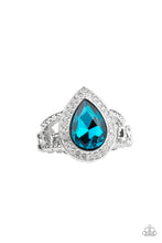 Load image into Gallery viewer, pittmanbling-and-jewelry-inc-presentshollywood-heirloom-blue-ring-paparazzi-accessories