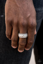 Load image into Gallery viewer, Paparazzi Accessories ⚘ Field Artillery - Silver Ring⚘ Flat Rate Ship $4.50 ⚘