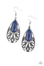 Load image into Gallery viewer, pittmanbling-and-jewelry-inc-presentsglowing-tranquility-blue-earrings-paparazzi-accessories