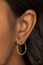 Load image into Gallery viewer, Paparazzi Accessories ⚘ Spin Cycle - Silver Post Earrings⚘ Flat Rate Ship $4.50 ⚘