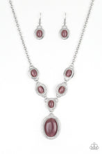 Load image into Gallery viewer, pittmanbling-and-jewelry-inc-presentsmetro-medallion-purple-necklace-paparazzi-accessories