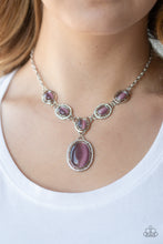 Load image into Gallery viewer, Paparazzi Accessories ⚘ Metro Medallion - Purple Necklace⚘ Flat Rate Ship $4.50 ⚘