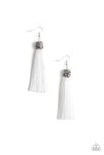 Load image into Gallery viewer, pittmanbling-and-jewelry-inc-presentsmake-room-for-plume-white-earrings-paparazzi-accessories