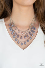 Load image into Gallery viewer, Paparazzi Accessories ⚘ Melting Ice Caps - Silver Necklace⚘ Flat Rate Ship $4.50 ⚘