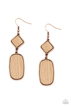 Load image into Gallery viewer, pittmanbling-and-jewelry-inc-presentsyou-wood-be-so-lucky-copper-earrings-paparazzi-accessories