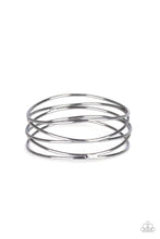 Load image into Gallery viewer, pittmanbling-and-jewelry-inc-presentsshowstopping-sheen-black-bracelet-paparazzi-accessories