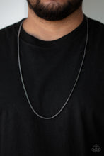Load image into Gallery viewer, Paparazzi Accessories ⚘ Underground - Black Mens Necklace⚘ Flat Rate Ship $4.50 ⚘