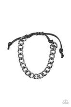 Load image into Gallery viewer, pittmanbling-and-jewelry-inc-presentssideline-black-mens bracelet-paparazzi-accessories