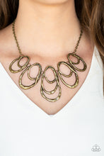 Load image into Gallery viewer, Paparazzi Accessories ⚘ Terra Storm - Brass Necklace⚘ Flat Rate Ship $4.50 ⚘