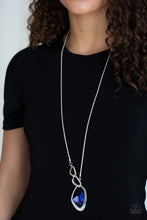 Load image into Gallery viewer, Paparazzi Accessories ⚘ Optical Opulence - Blue Necklace⚘ Flat Rate Ship $4.50 ⚘