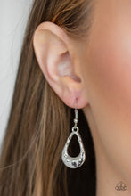 Load image into Gallery viewer, Paparazzi Accessories ⚘ Teardrop Envy - Silver Necklace⚘ Flat Rate Ship $4.50 ⚘
