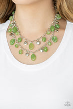 Load image into Gallery viewer, Paparazzi Accessories ⚘ Rainbow Shine - Green Necklace⚘ Flat Rate Ship $4.50 ⚘