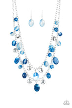 Load image into Gallery viewer, pittmanbling-and-jewelry-inc-presentsrainbow-shine-blue-necklace-paparazzi-accessories