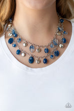 Load image into Gallery viewer, Paparazzi Accessories ⚘ Rainbow Shine - Blue Necklace⚘ Flat Rate Ship $4.50 ⚘