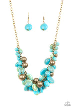 Load image into Gallery viewer, pittmanbling-and-jewelry-inc-presentsfull-out-fringe-blue-necklace-paparazzi-accessories
