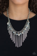 Load image into Gallery viewer, Paparazzi Accessories ⚘ Industrial Intensity - Silver Necklace⚘ Flat Rate Ship $4.50 ⚘