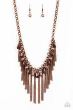 Load image into Gallery viewer, pittmanbling-and-jewelry-inc-presentsindustrial-intensity-copper-necklace-paparazzi-accessories