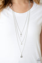 Load image into Gallery viewer, Paparazzi Accessories ⚘ Secret Heart - Silver Necklace⚘ Flat Rate Ship $4.50 ⚘