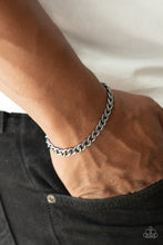 Load image into Gallery viewer, Paparazzi Accessories ⚘ Halftime - Black Mens Bracelet⚘ Flat Rate Ship $4.50 ⚘