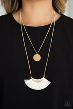 Load image into Gallery viewer, Paparazzi Accessories ⚘ Tassel Temptation - Gold Necklace⚘ Flat Rate Ship $4.50 ⚘