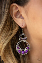 Load image into Gallery viewer, Paparazzi Accessories ⚘ West Coast Whimsical - Purple Earrings⚘ Flat Rate Ship $4.50 ⚘