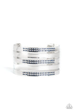Load image into Gallery viewer, pittmanbling-and-jewelry-inc-presentsbig-time-shine-blue-bracelet-paparazzi-accessories