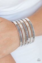 Load image into Gallery viewer, Paparazzi Accessories ⚘ Big Time Shine - Blue Bracelet⚘ Flat Rate Ship $4.50 ⚘