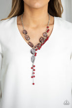 Load image into Gallery viewer, Paparazzi Accessories ⚘ Prismatic Princess - Red Necklace⚘ Flat Rate Ship $4.50 ⚘
