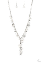 Load image into Gallery viewer, pittmanbling-and-jewelry-inc-presentsvintage-heartthrob-white-necklace-paparazzi-accessories