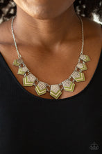 Load image into Gallery viewer, Paparazzi Accessories ⚘ Pack Princess - Green Necklace⚘ Flat Rate Ship $4.50 ⚘