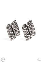 Load image into Gallery viewer, pittmanbling-and-jewelry-inc-presentstexture-twist-silver-clip-on-paparazzi-accessories