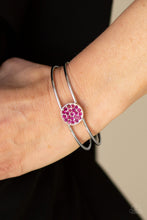 Load image into Gallery viewer, Paparazzi Accessories ⚘ Dial Up The Dazzle - Pink Bracelet⚘ Flat Rate Ship $4.50 ⚘
