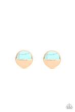 Load image into Gallery viewer, pittmanbling-and-jewelry-inc-presentsmarble-minimalist-blue-post earrings-paparazzi-accessories