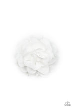 Load image into Gallery viewer, Paparazzi Accessories ⚘ Dahlia Diva - White Hair Clip⚘ Flat Rate Ship $4.50 ⚘