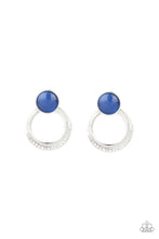 Load image into Gallery viewer, pittmanbling-and-jewelry-inc-presentsglow-roll-blue-post earrings-paparazzi-accessories