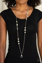 Load image into Gallery viewer, Paparazzi Accessories ❋Wall Street Waltz - White Lanyard❋ Flat Rate Ship $4.50❋