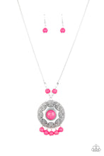 Load image into Gallery viewer, pittmanbling-and-jewelry-inc-presentssanta-fe-garden-pink-necklace-paparazzi-accessories