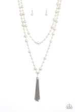 Load image into Gallery viewer, pittmanbling-and-jewelry-inc-presentssocial-hour-white-necklace-paparazzi-accessories