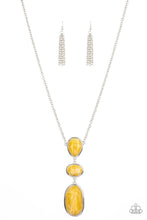 Load image into Gallery viewer, pittmanbling-and-jewelry-inc-presentsmaking-an-impact-yellow-necklace-paparazzi-accessories