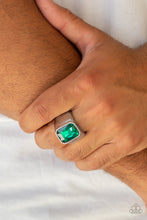 Load image into Gallery viewer, Paparazzi Accessories ⚘ Scholar - Green Ring⚘ Flat Rate Ship $4.50 ⚘