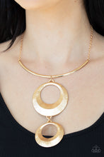Load image into Gallery viewer, Paparazzi Accessories ⚘ Egyptian Eclipse - Gold Necklace⚘ Flat Rate Ship $4.50 ⚘