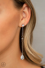 Load image into Gallery viewer, Paparazzi Accessories ⚘ When It REIGNS - White Post Earrings⚘ Flat Rate Ship $4.50 ⚘