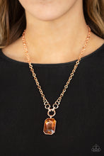 Load image into Gallery viewer, Paparazzi Accessories ⚘ Queen Bling - Copper Necklace⚘ Flat Rate Ship $4.50 ⚘