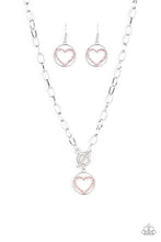 Load image into Gallery viewer, pittmanbling-and-jewelry-inc-presentswith-my-whole-heart-pink-necklace-paparazzi-accessories