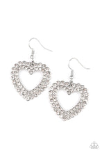Load image into Gallery viewer, pittmanbling-and-jewelry-inc-presentshigh-school-sweethearts-white-earrings-paparazzi-accessories