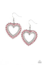 Load image into Gallery viewer, pittmanbling-and-jewelry-inc-presentshigh-school-sweethearts-pink-earrings-paparazzi-accessories