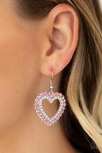 Load image into Gallery viewer, Paparazzi Accessories ⚘ High School Sweethearts - Pink Earrings⚘ Flat Rate Ship $4.50 ⚘
